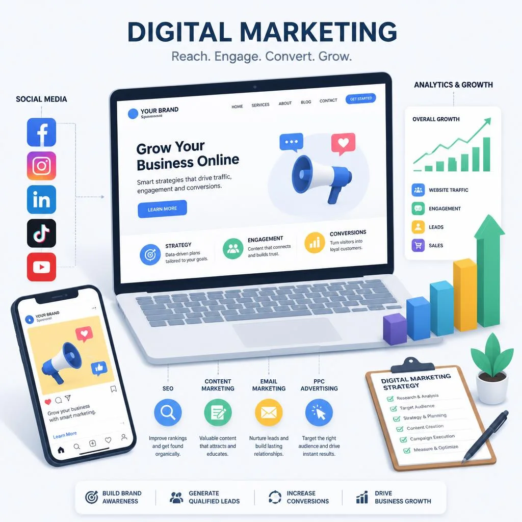 digital marketing infographics best digital marketing expert in kollam